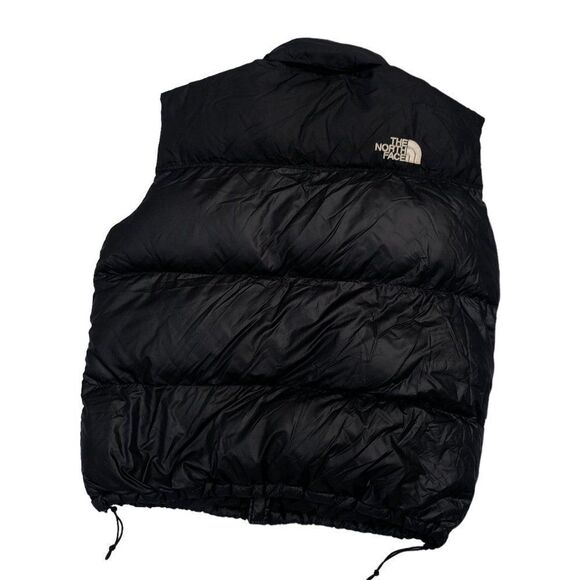Vintage The North Face Nuptse Jacket Vest Black XXL Goose Down Jacket - Picture 2 of 15